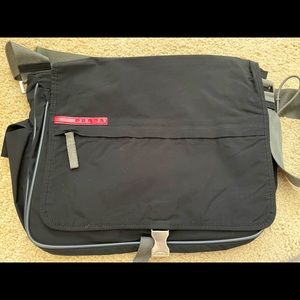 Authentic Prada sport nylon messenger bag